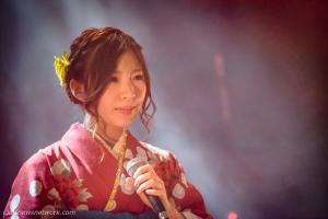 Wasamin durant le concert &agrave; Paris